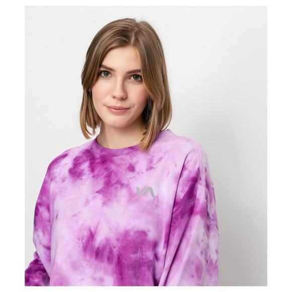RVCA - NWT Fashion Crew Tie Dye Sweatshirt - Picture 6 of 11